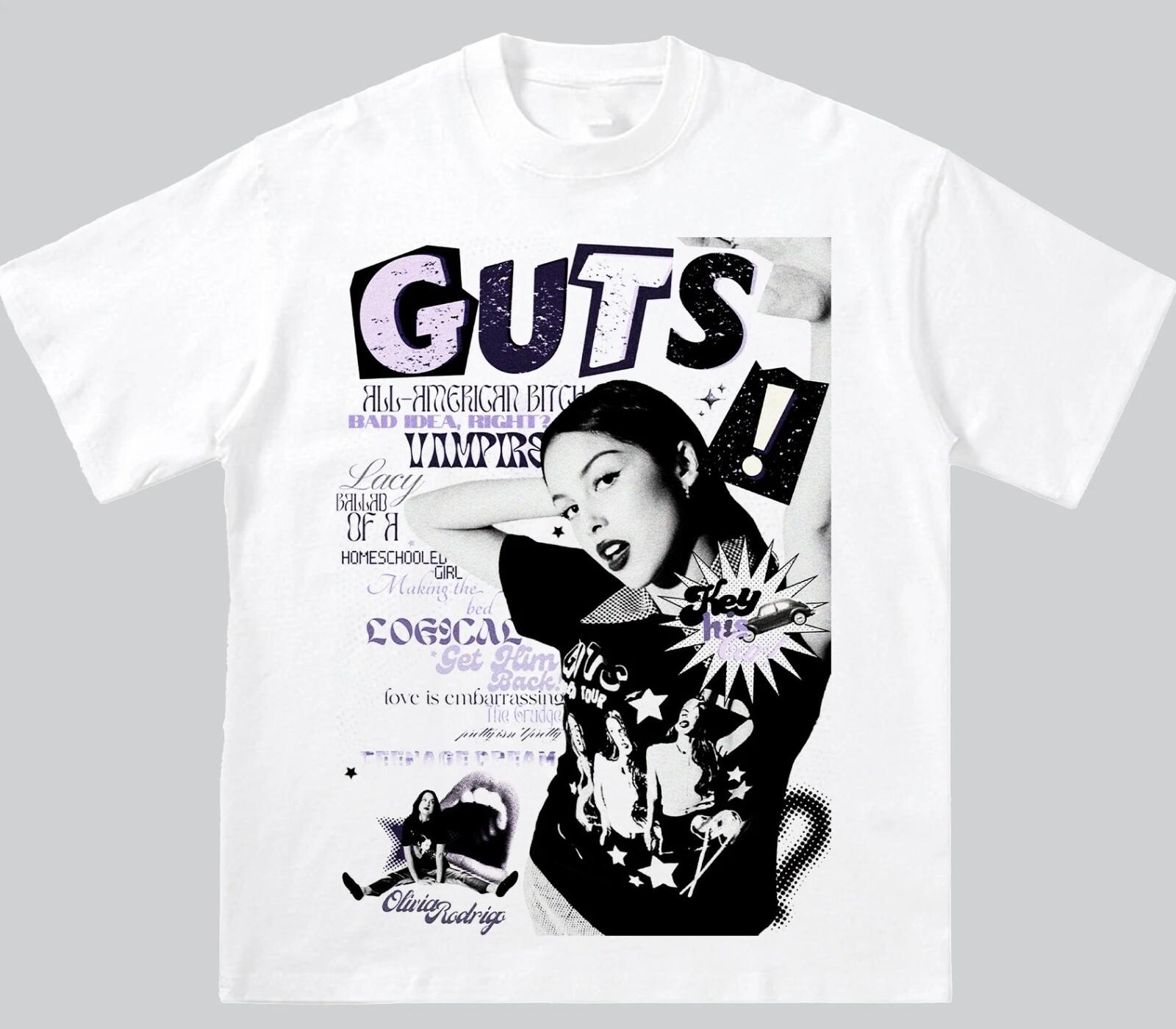 New Olivia Rodrigo Fan Tee Women’s Summer Streetwear 100% Cotton Graphic Top XXXL