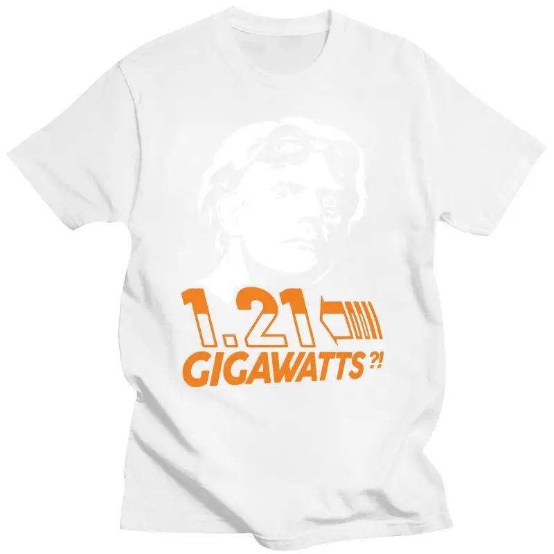 Unisexs Clothing Doc Brown Back To The Future Back To The Future 1.21 Gigawatts Fun Tops Tee T Shirt Loose Tops T-Shirt