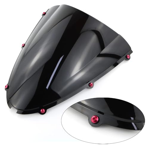 Screen Bolts, Set of 10, Well Nuts, Windshield Screws, with Hex Wrench, Cowl Screen, Cowl/screen Fixing (silver)