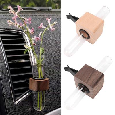Car Flower Vase Clip Mini Adjustable Vent Clip for Car Interior Decoration Non-Slip