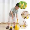 Cleaning Broom Mini Yellow Duck Broom Kids Cartoon Broom Toy Cleaning Tool Home Broom Dustpan Brush Toddler Broom for Children