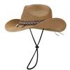 Style Straw Hat For Women Sun Protection Wide Brim Summer Beach Fashion Accessory