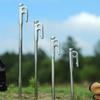 Outdoor Campings Stake Campings Anchors Peg Stainless Steels Tent Stake Replacement Yard Lawns Peg with Bag Enduring