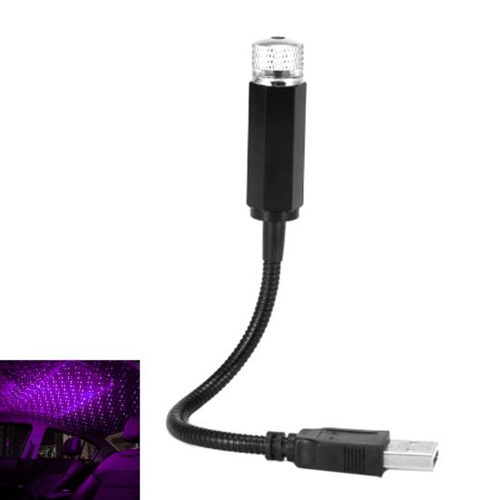 Ambient Star Light Starry USB Metal Modified Roof Interior Decor Lamp Projector for Car