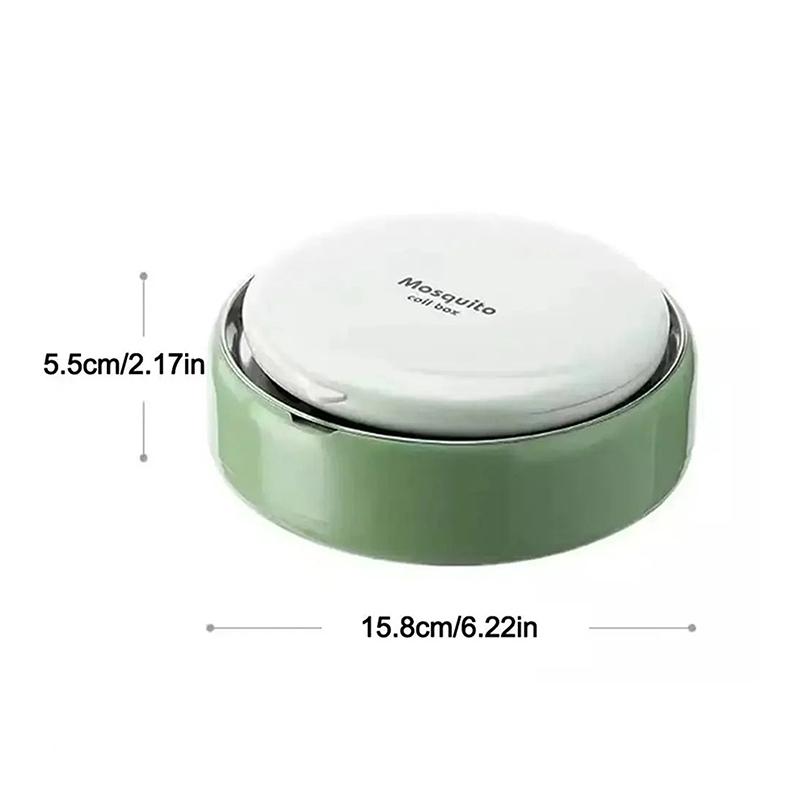 Anti-Mosquito Mosquito Coil Holder Stable Base With Tray Mosquito Coil Bracket Heat-Resistant Sandalwood Incense Burner Patio