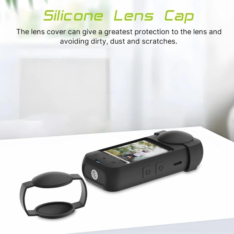 Silicone Case Shockproof Protective Cover for 360 X3 Action Camera Waterproof Housing Shell Skin with Lens Guard