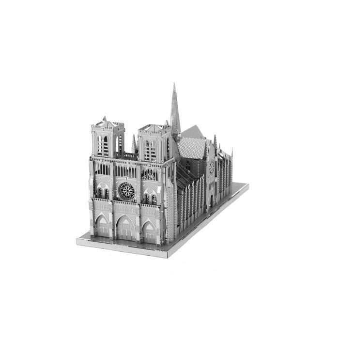 Metal Earth Fascinations Iconx Notre Dame De Paris 3D Puzzle En Métal