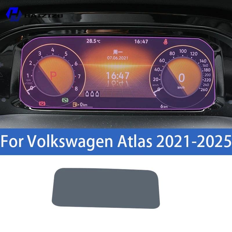 

Для Volkswagen Atlas -2025 Захисна наклейка на центральну консоль салону автомобіля Декоративна смужка для салону Захисна наклейка з ТПУ Right-hand drive
