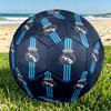 Real Madrid Print Size 5 Soccer Ball, PU Wear Resistant Football for Match Training and Daily Practice, Birthday Gift for Soccer Fans