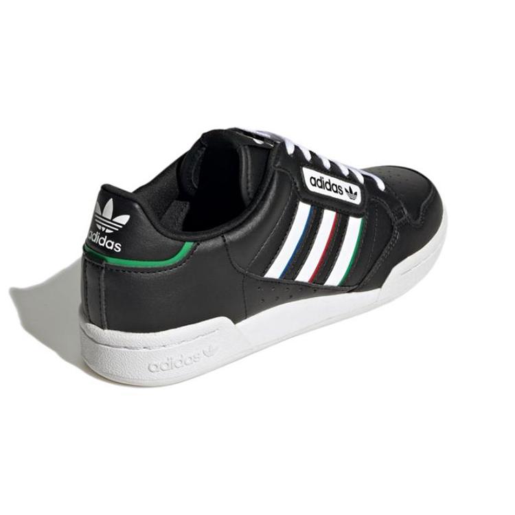 adidas Continental 80 Stripes J 'Black White Vivid Red' GW6643