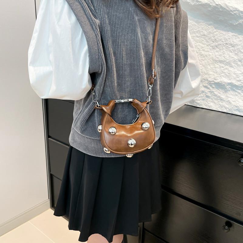 Street Style Pu Mini-Umhängetasche Mit Reißverschluss Für Den Täglichen Gebrauch