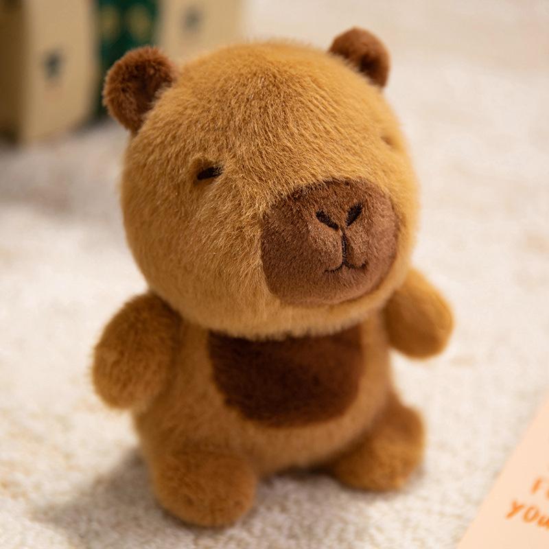 Cartoon Cute Little Bear Chicken Elk Table with Doll Plush Toys Children's Day Birthday Gift Doll Rag Doll