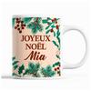Mug - Noël Mia Beige - Front/Back Print - Dishwasher Safe - 325 Ml