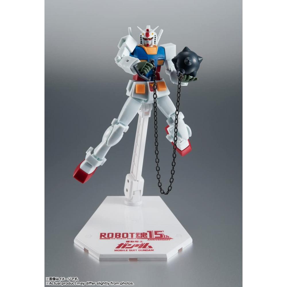 Bandai SPIRITS ROBOT Spirits SIDE MS Mobile Suit Gundam RX-78-2 Gundam Ver. A.N.I.M.E. ~ROBOT Spirits 15th ANNIVERSARY~ Approximately 125mm ABS&PVC Pa