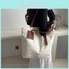 Sac Cabas en Toile Mode 2024 Été Tendance Style Urbain Sac Bandoulière Décontracté Pour Femmes