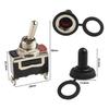 5 Pack SPST Toggle Switches Waterproof 15A 250V for Industrial Equipment