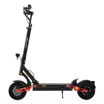 JOYOR T10 Faltbarer Elektroroller 1000W Doppelte Vorder- und Hinterradmotoren Doppelte Vorder- und Hinterrad Hydraulische Federung 10-Zoll Pneumatische Offroad-Reifen