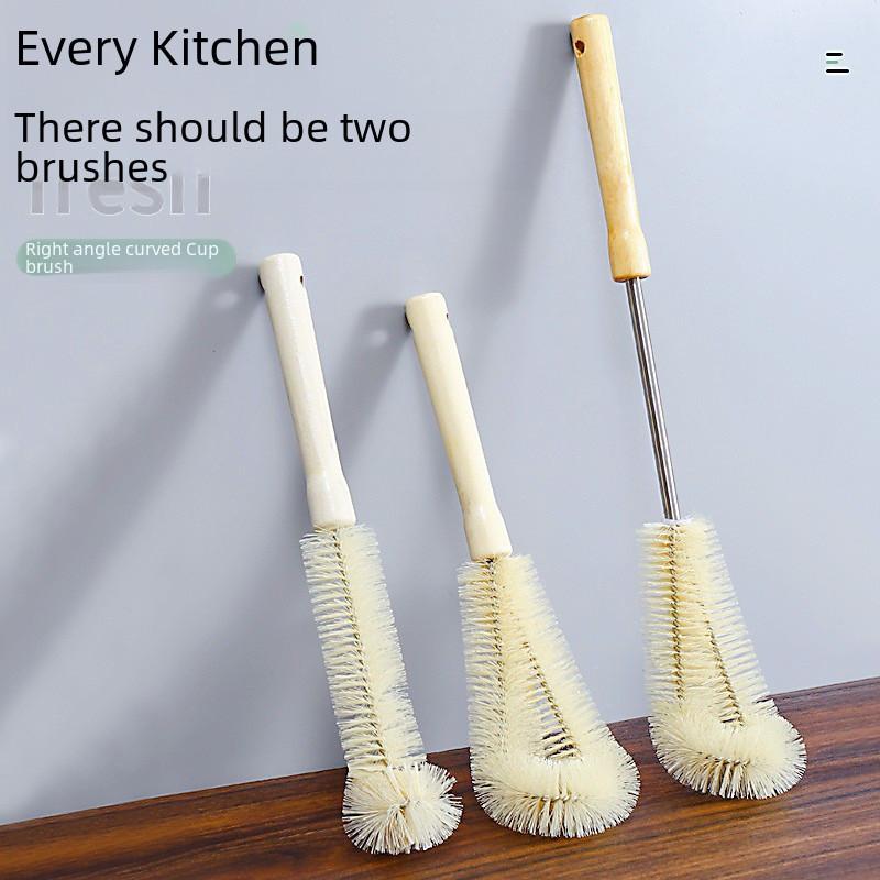 Bottle Durable Wooden Brush For Thorough Cleaning Of Mugs And Bottles Tools