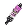 RC Car Shock Absorber 104072?2105 Purple Wear Resistant Aluminum Alloy Rear Shock Absorber Replacement for Wltoys