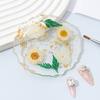 Handmade Resin Coaster Dried Flowers Cup Mat Heat-Resistant Clear Waterproof Table Protection Mat Unique Gift for Coffee Lovers Home Office Decor