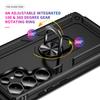 Für Samsung S25 S24 S23 Ultra Stoßfeste Faltbare Armor Hülle für Samsung Galaxy S25 S24 S23 Plus S24FE Ständer Halter Ring Abdeckung