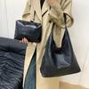 Trendy Minimalist Pu Tote Bag For Women Available In Black Brown Khaki And White
