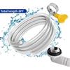 Portable AC Drain Hose Kit 3/6FT Hose Air Conditioner Split Drain Hose Kit