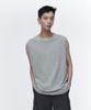 [Cooltandard] Relaxed Sleeveless Top [Medium Grey]