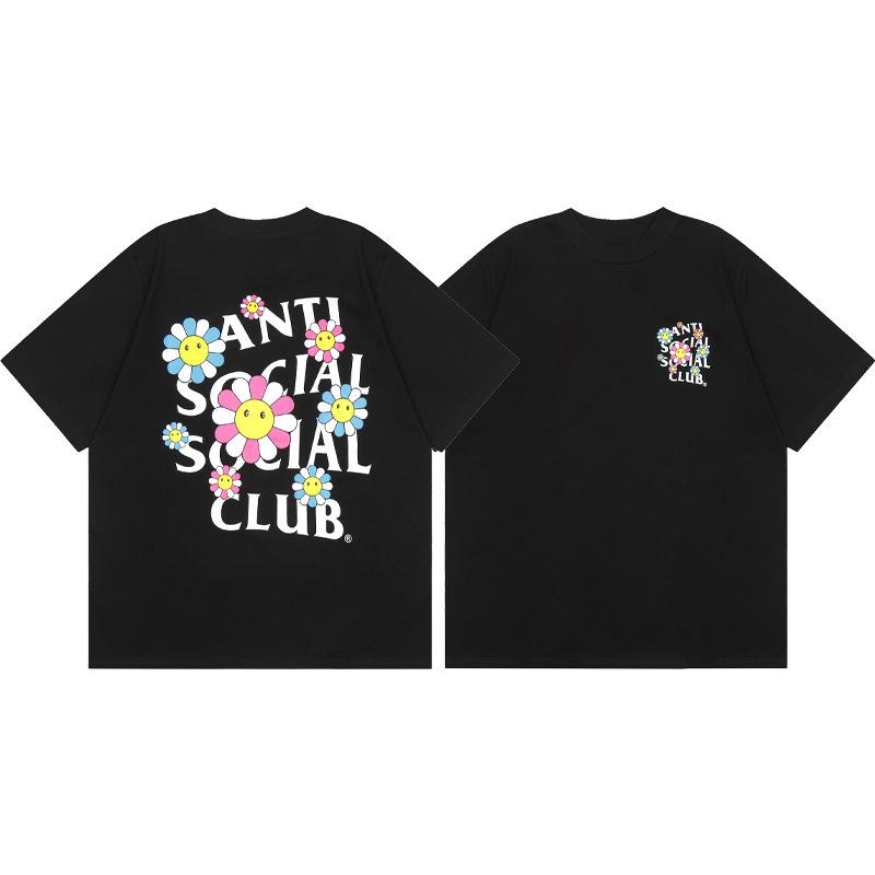 Difference Market Currency ASSC CLUB Hiroshi Fujiwara Lightning Series Printed Men's and Women's Loose Casual Short Sleeve T-Shirt