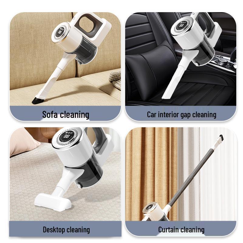 Portable Wireless Vacuum & Mop with Powerful Suction, Silent Operation & Carpet-Friendly Design