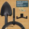 4PCS/Se Shed Hooks J and U Shed Tool Hangers Practical Storage Shed Tool Hooks Multipurpose Garage Tool Hooks for Ladders Bikes