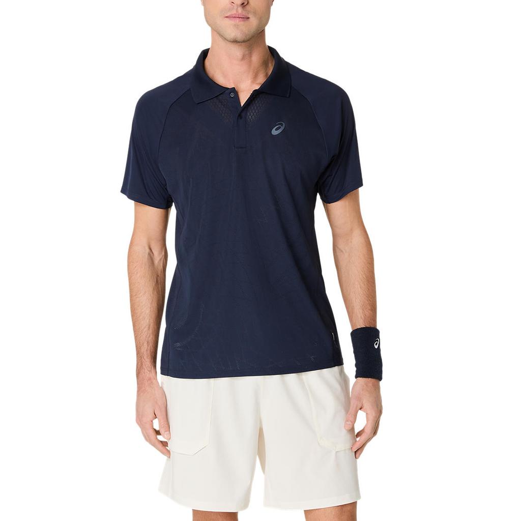 Asics Match Actibreeze Comfortable Versatile Trendy Fashion Short Sleeve Polo Shirt Men Tops 2041A365-400