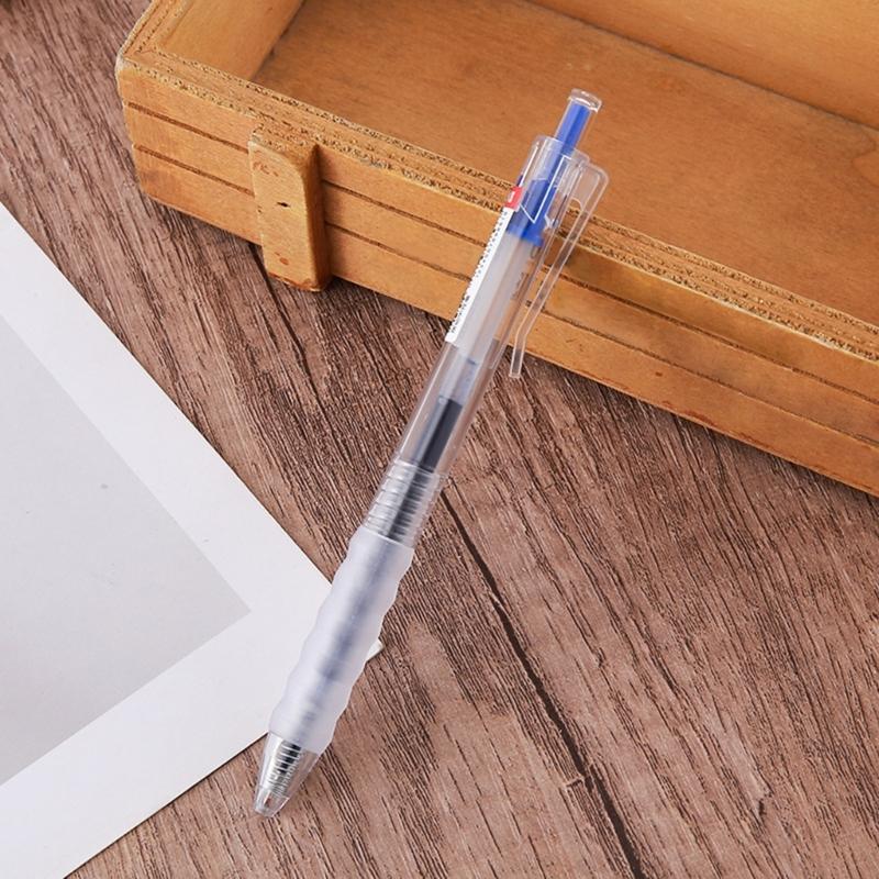 Długopisy z tuszem żelowym Końcówka 0,5 MM Długopis żelowy wysuwany Szybkoschnący Narzędzie do pisania na egzaminach dla studentów i pracowników biurowych Pisanie Robienie notatek