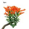 5pcs Mixed Colorful Miniature Flower Cluster Plastic Outdoor Scene Materials New Sand Table Model