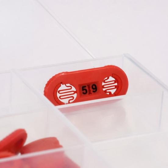 Printed 3d Life Digital Counter Lock With Elastic Buckle Twodigit Health Tracker Life Counter For Privacy Protection Home And School Use