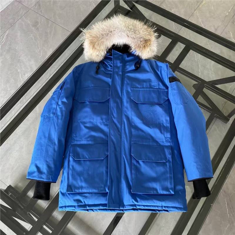High Version New Goose Down Jacket Expedition Men and Women Canada Thickened Jacket Wolf Hair