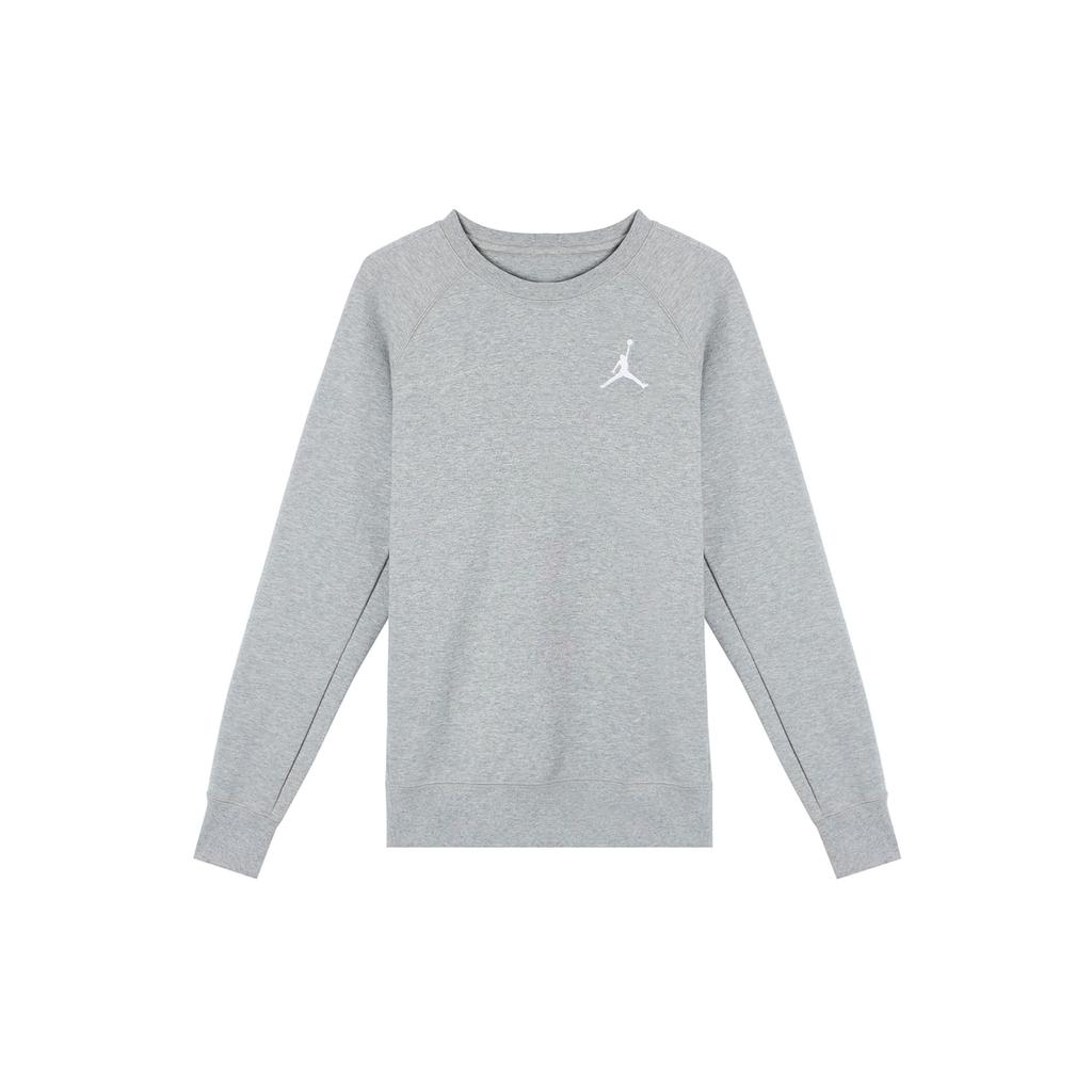 Jordan Casual Pullover Knit Sweatshirt Men Tops Gray CQ7760-063