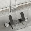 Plastic Suction Cup Pot Lid Holder Wall Mounted Cutting Board Holder Pot Cover Rack  for Home