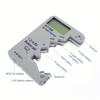 LCD Digital Battery Tester, Portable Capacity Detector Check AA AAA 9V & 1.5V Button Cell Capacitance Diagnostic Tool