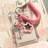 Transparent Silicone Photocard Holder 3 Inch Kpop Album Photocard Kawaii Bus Card Id Holder Pendant Keychain School Stationery