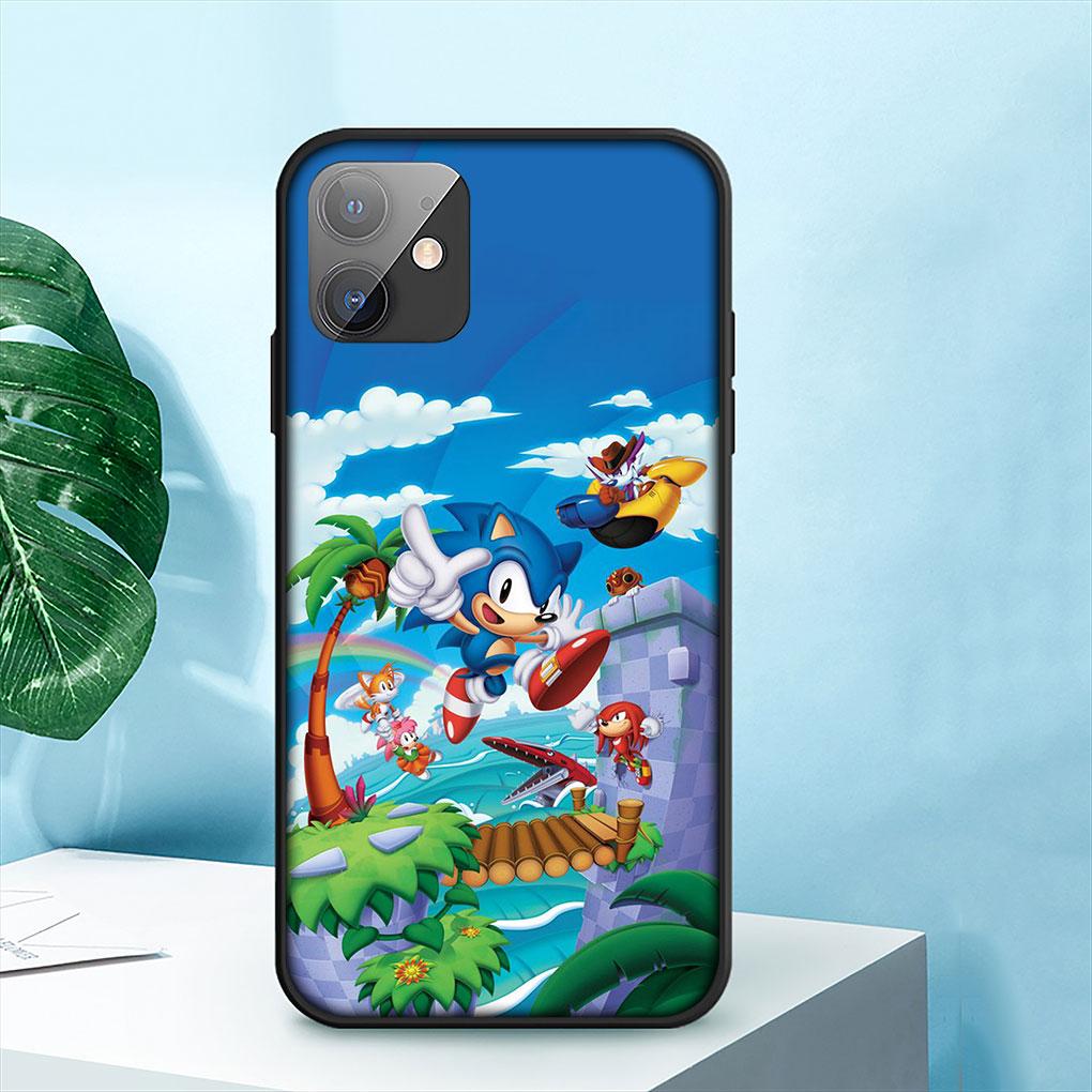 

Anime S-Sonics Wallpaper Hedgehogs Cover Case for Apple iPhone 15 14 13 12 Mini 11 Pro X XR XS Max 7 8 Plus + 15+ Phone Casing iPhone 11 Pro