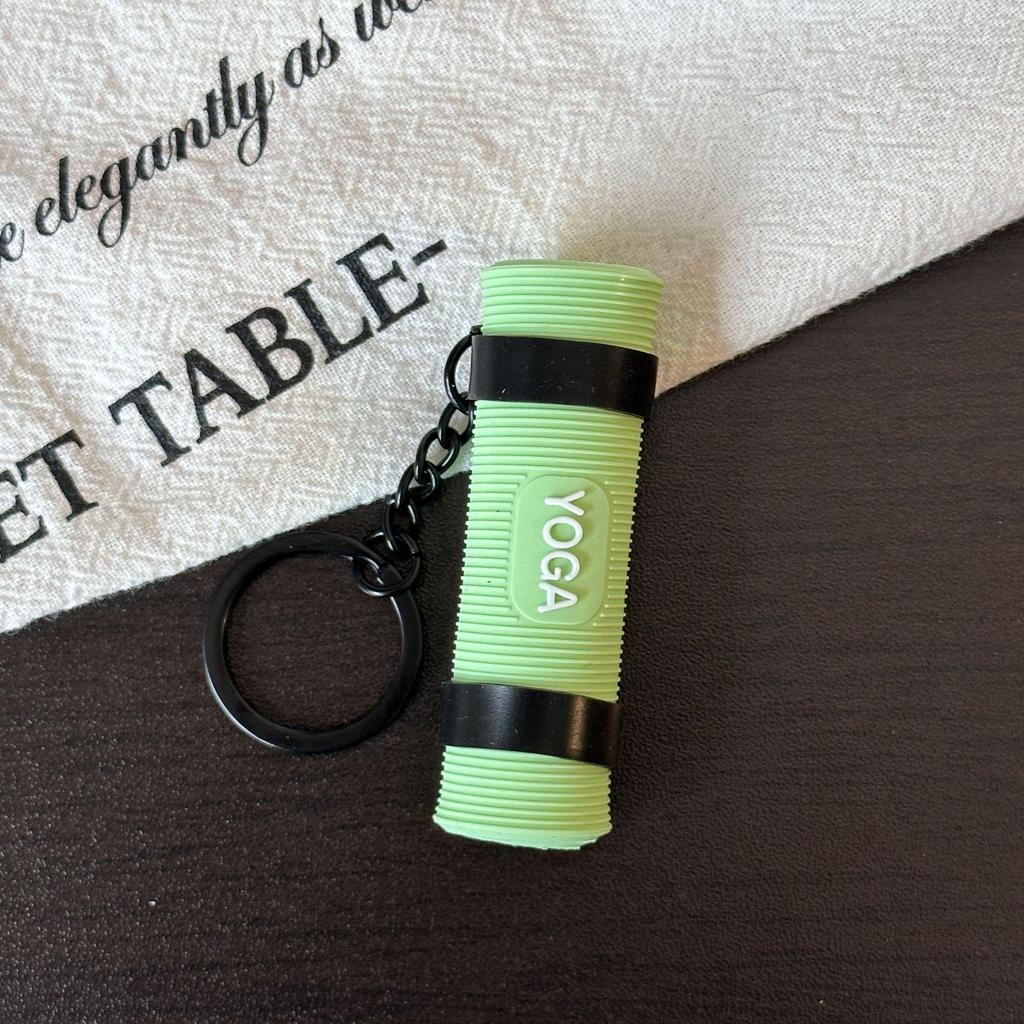 Miu Series Mini Barbell & Dumbbell Plate Keychain Bag Charm