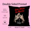 Anuel Aa Real Hasta La Muerte Pillow Case Anti-Dustmite Pillowcase Invisible Zipper Silky Short Plush Sofa Cushion Cover