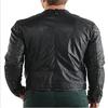 NOORA Men's Real Leather Black Jacket ST053