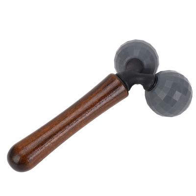 Manual Massage Roller 2 Wheel Y Shaped Massage Tool Massage Ball with Handle for Home Office Travel