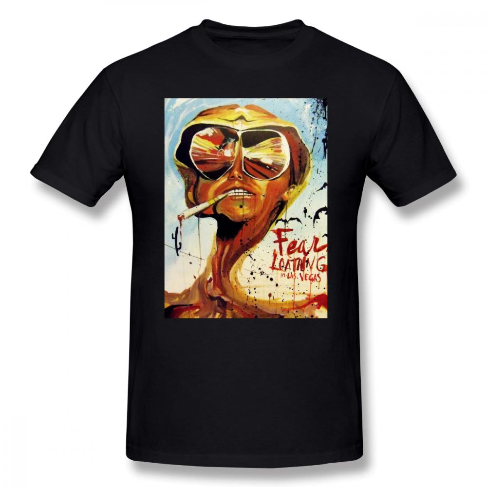 Fear And Loathing In Las Vegas T-Shirt Fear And Loathing In Las Vegas T-Shirt Übergroßes Streetwear T-Shirt Baumwoll-T-Shirt