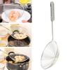 1pcs Stainless Steel Strainer Fried Food Filter Soup Spoon Kitchen Tools Noodles Dumplings Chaotic Long Handle Filter Spoon