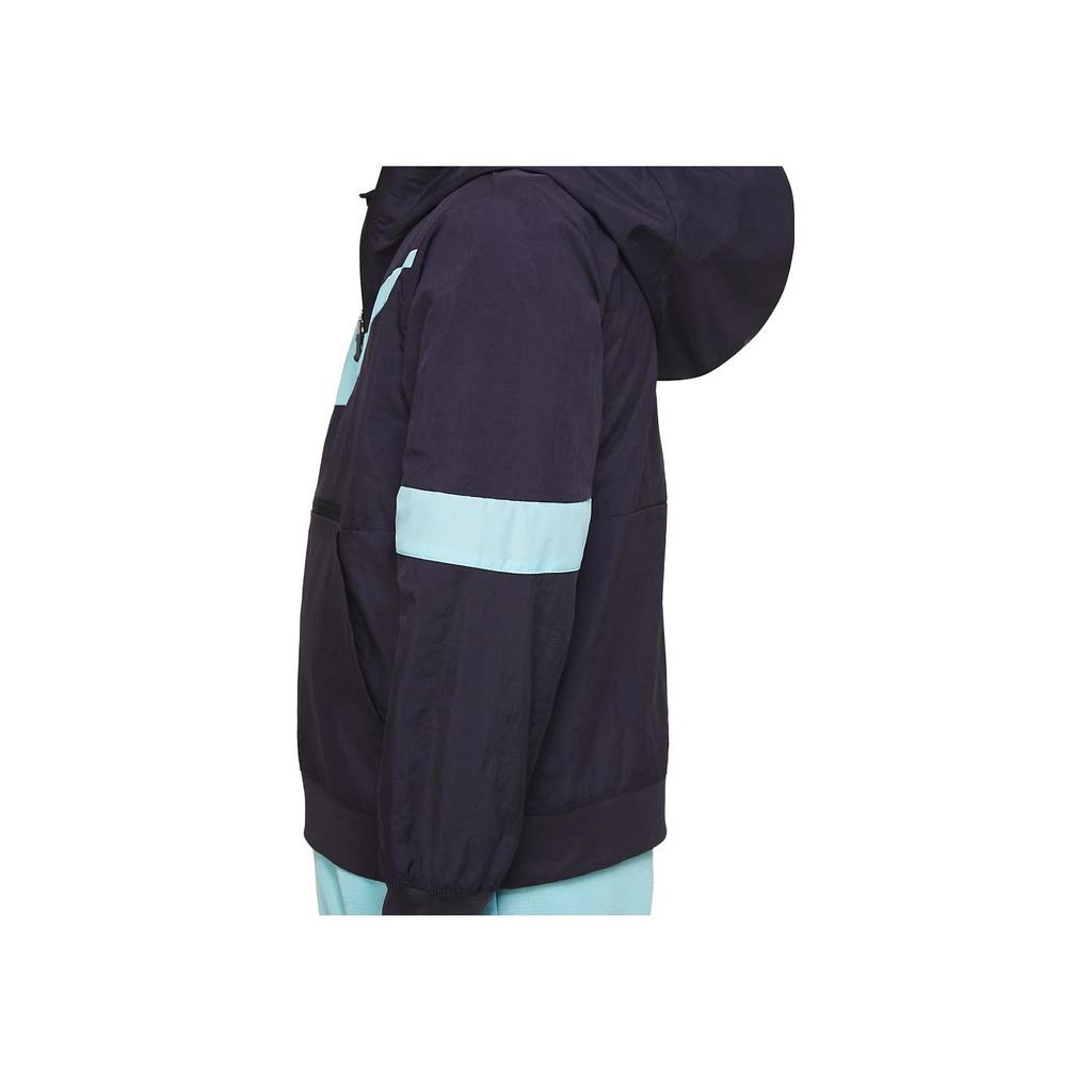 Nike Kinder Zip-Up Kapuzenjacke mit Markenlogo in lockerer Passform Kinder Oberbekleidung Blau DJ5727-540