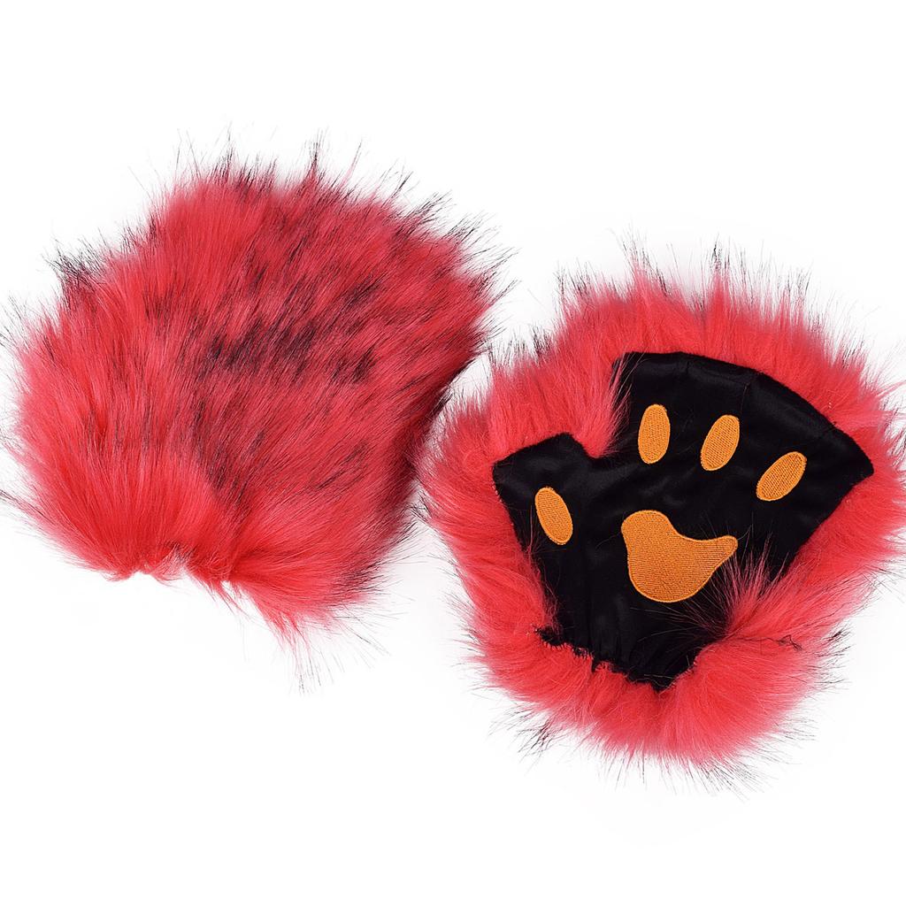 Duża Puszysta Łapa Cosplay Poduszeczki na Palcach Anime COSPLAY Halloween Fursuit Odgrywanie Ról Ręcznie Robione Rekwizyty Cosplay Anime