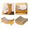 Holzkratzbaum Kratzkratzer Abnehmbares Bett 3 in 1 Kratzbaum für Katzen Training Krallen schleifen Kratzbrett